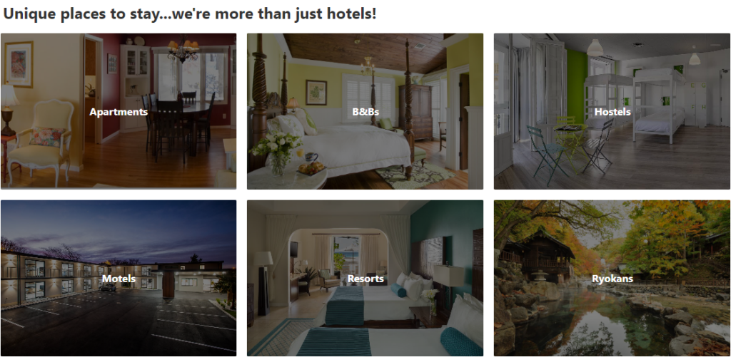 accomodation options